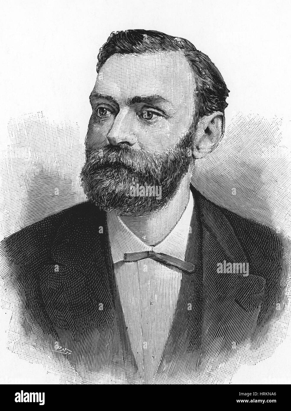 Alfred Nobel, schwedischer Chemiker und Erfinder Stockfoto
