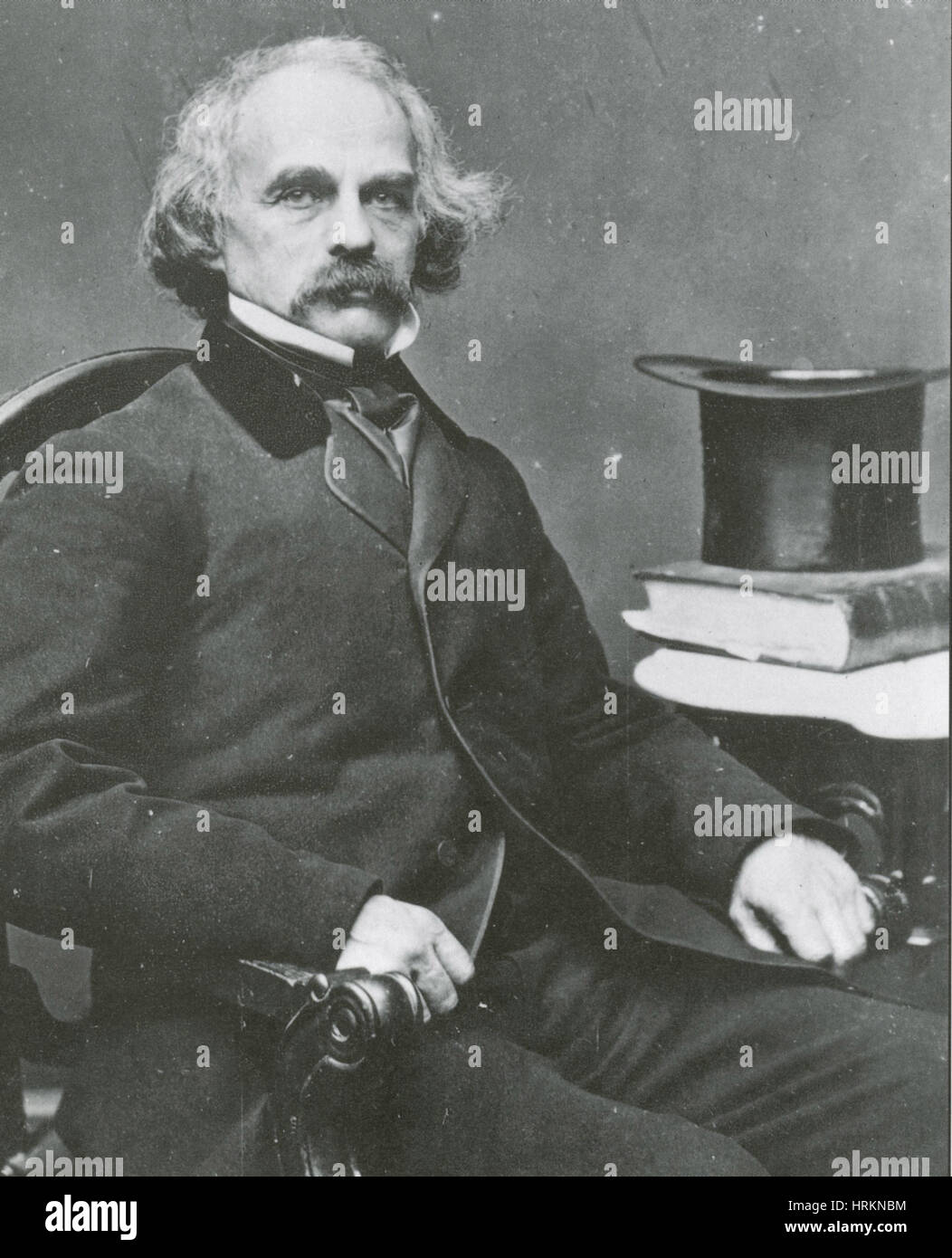 Nathaniel Hawthorne, US-amerikanischer Schriftsteller Stockfoto