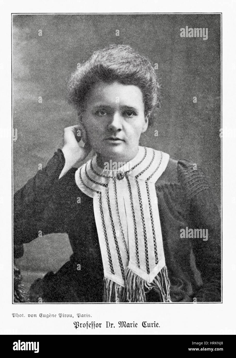 Marie Curie, polnisch-französischer Physiker Stockfoto
