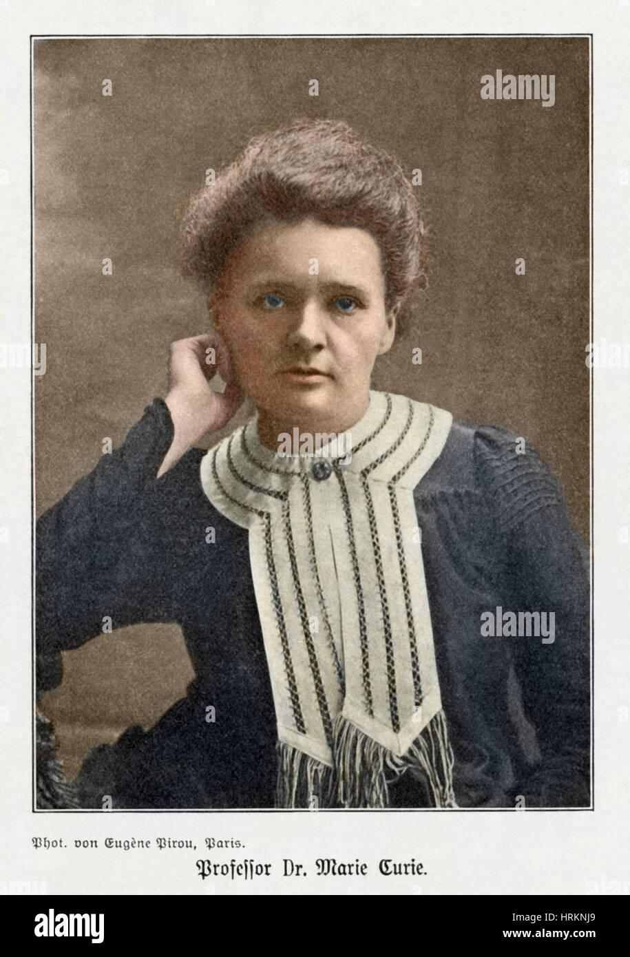 Marie Curie, polnisch-französischer Physiker Stockfoto