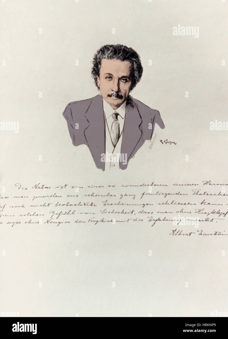 Albert Einstein, deutsch-US-amerikanischer Physiker Stockfoto