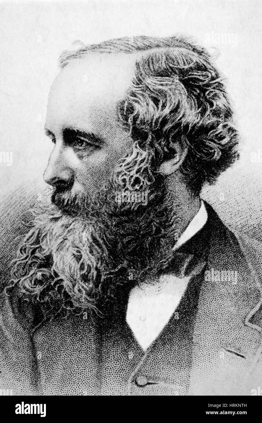 James Clerk Maxwell, schottischer Physiker Stockfoto