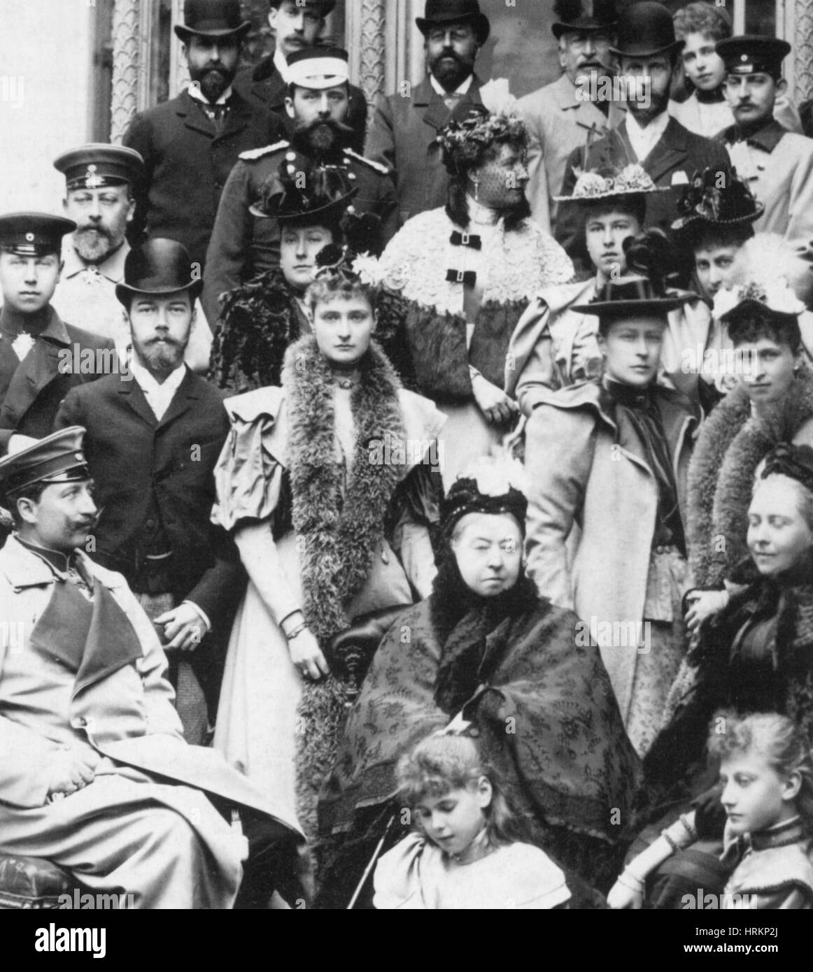 Königin Victoria und Nachkommen Stockfoto