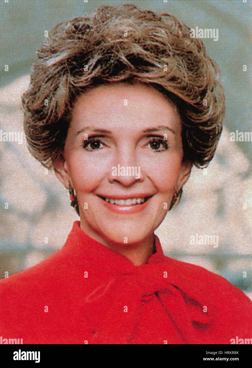 First Lady Nancy Reagan Stockfoto