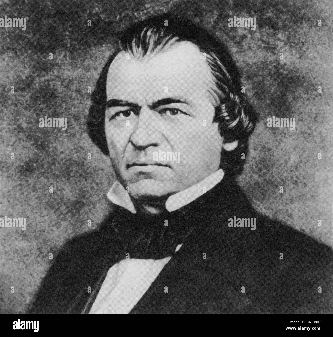 17. US-Präsident Andrew Johnson Stockfoto