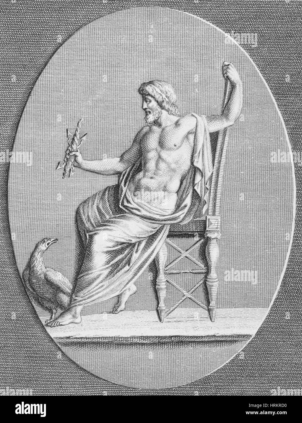 Römischen Gott Jupiter Stockfoto
