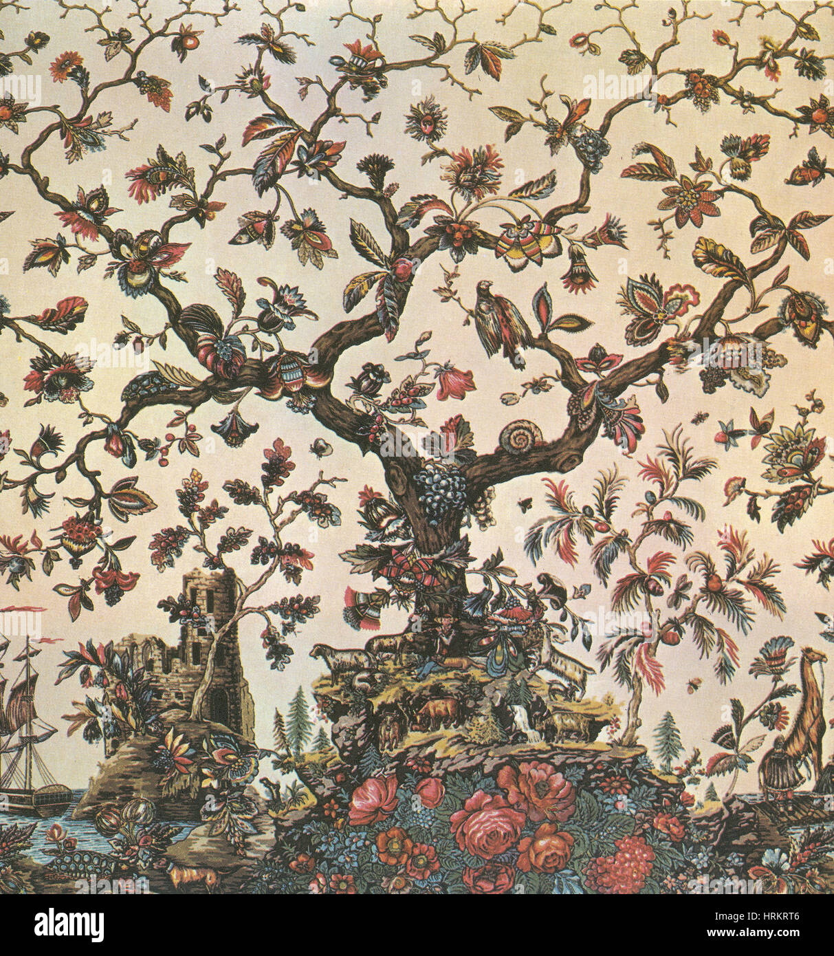 Leben wie ein Baum, 18. Jahrhundert Stockfoto