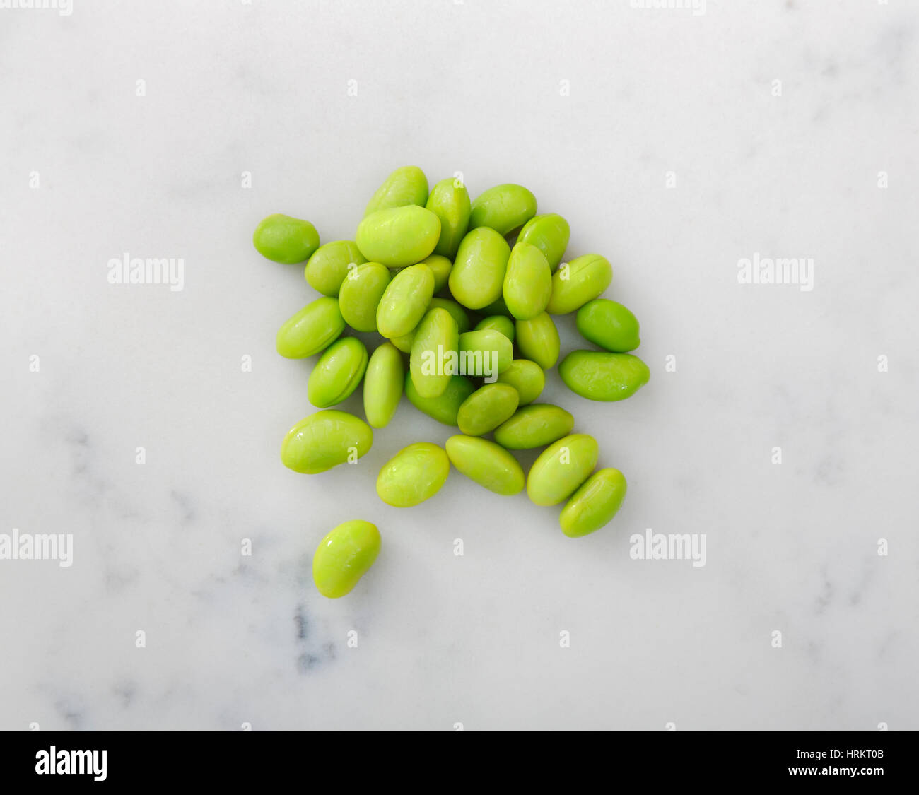 Frisch geschält Edamame Bohnen Stockfoto