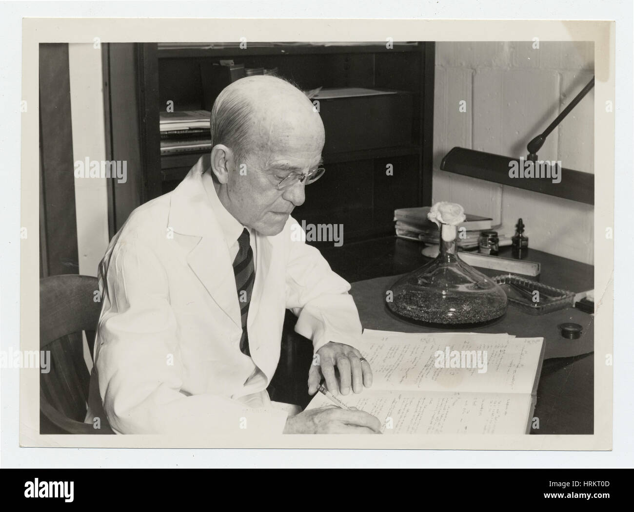 Oswald Avery, kanadischer Mediziner Stockfoto