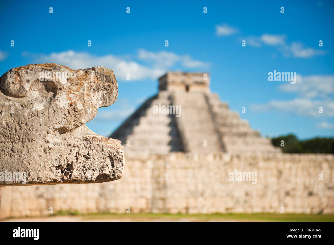 Pyramide des Kukulkan, Chichen Itza, Mexiko Stockfoto