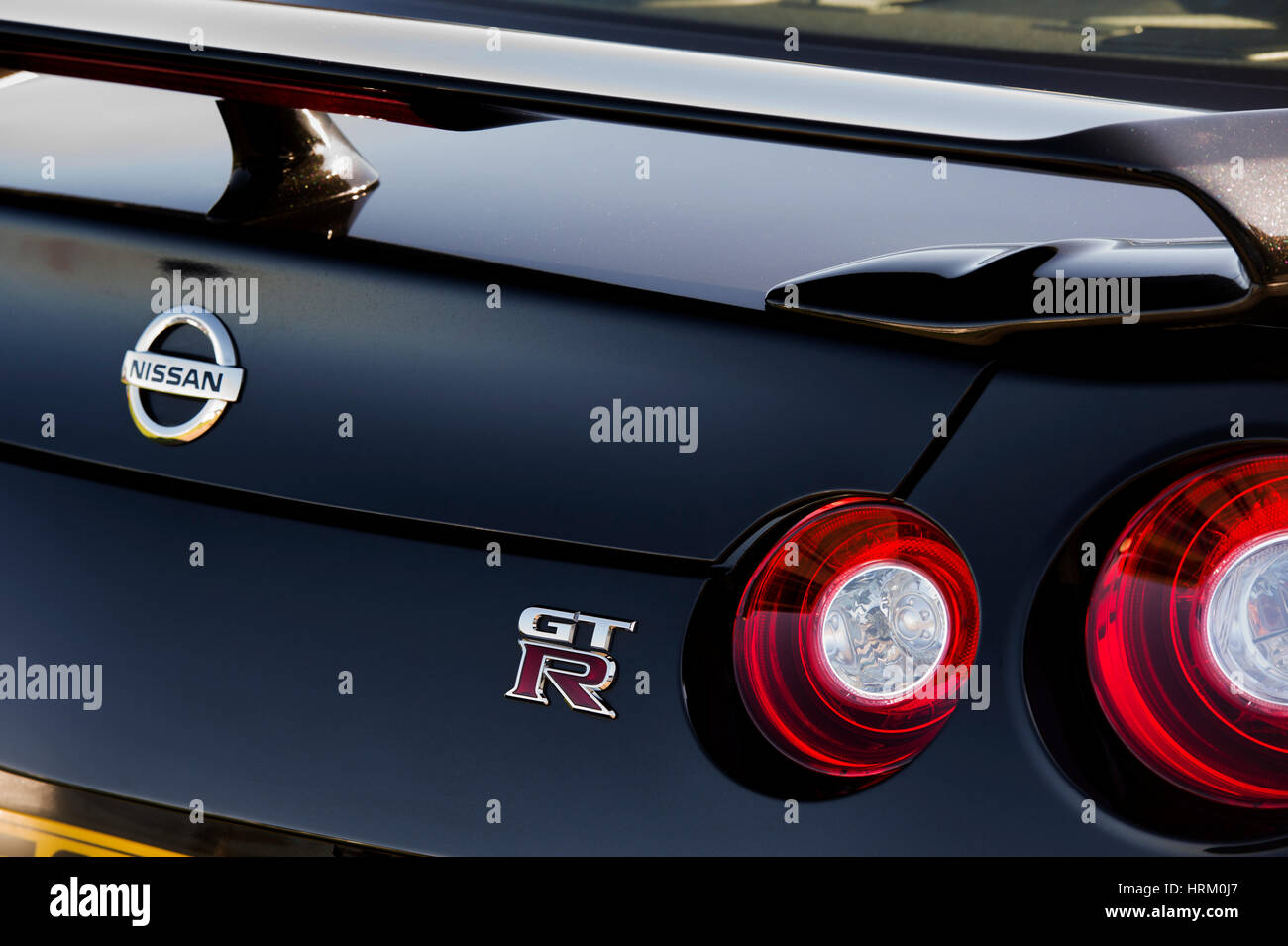 Nissan GTR Prestige Auto Heck abstrakt Stockfoto