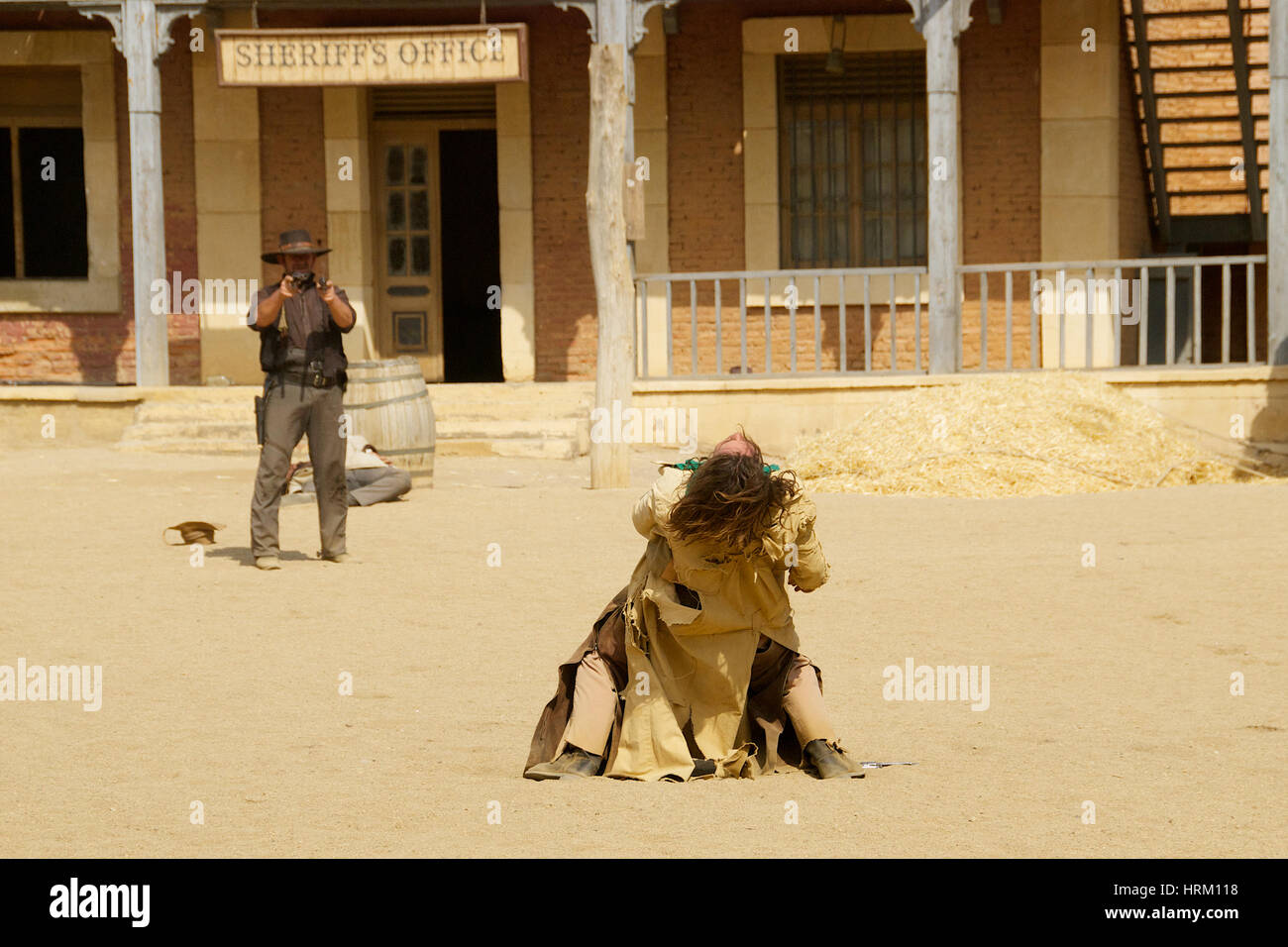 Mini-Hollywood einen westlichen Freizeitpark in der Nähe von Tabernas, Almeria, Andalusien, Spanien Stockfoto