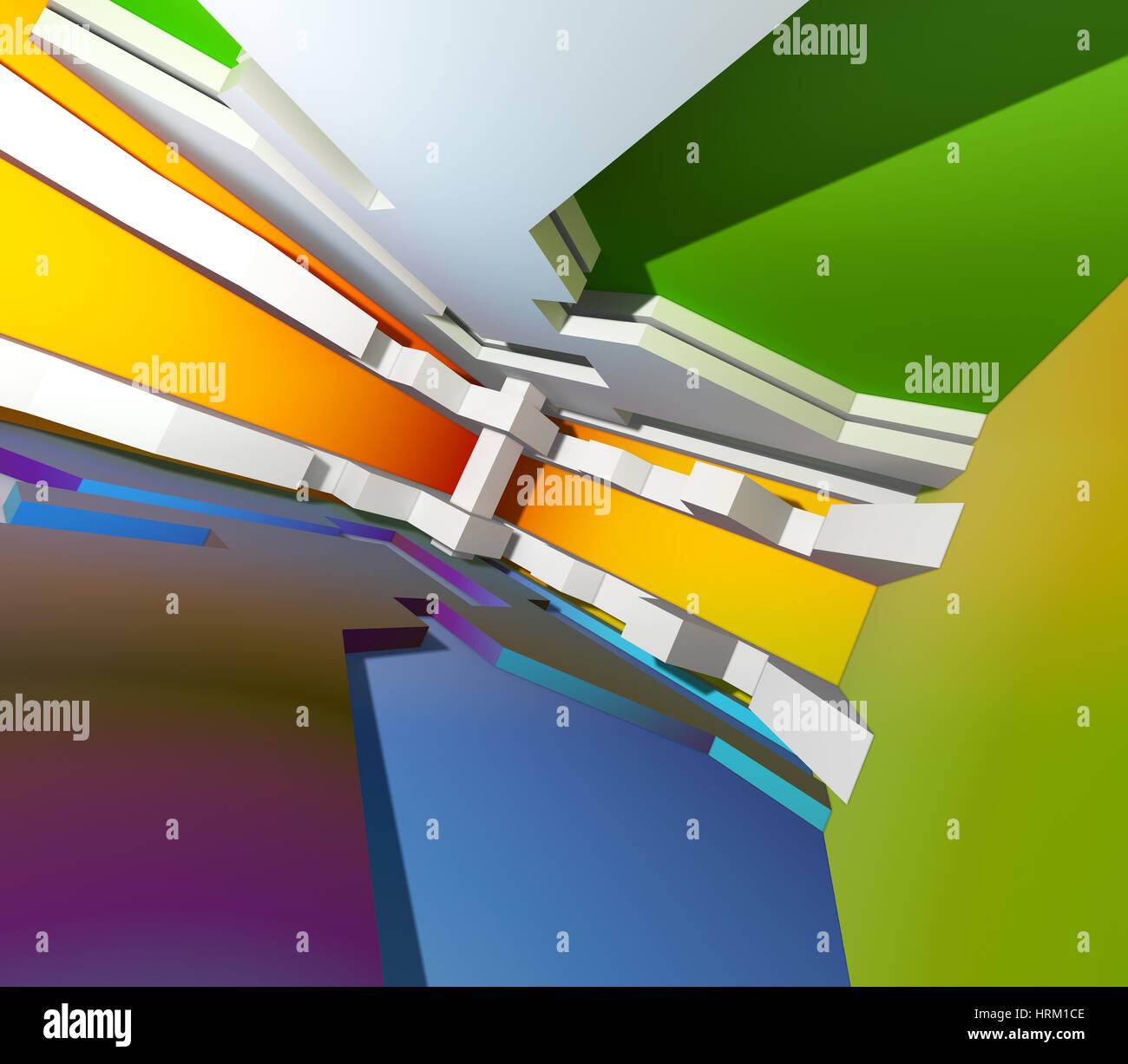 Abstrakt Architektur Stockfoto