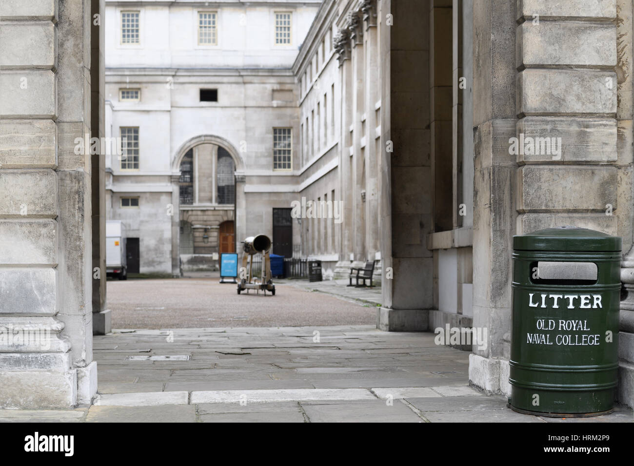 Alte königliche Nabel College in Greenwich, London. Stockfoto