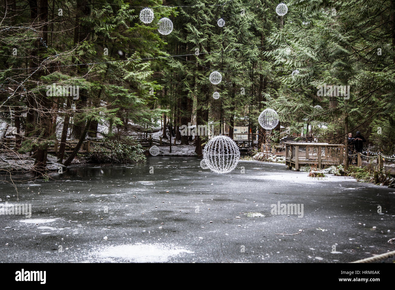 Capilano Broadwlak, Vancouver, BC, Kanada Stockfoto