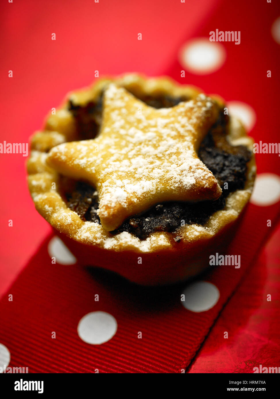 Chrismas Obstkuchen Stockfoto