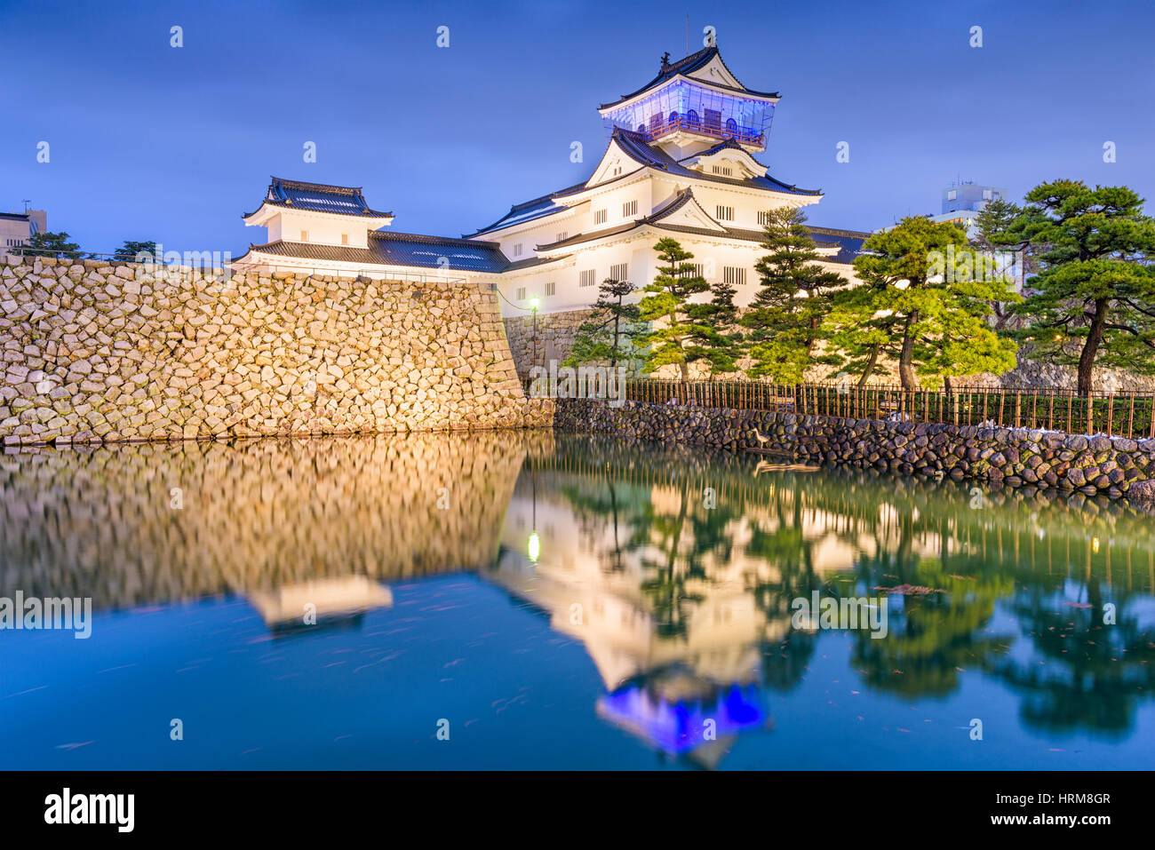 Toyama, Japan auf Burg Toyama. Stockfoto