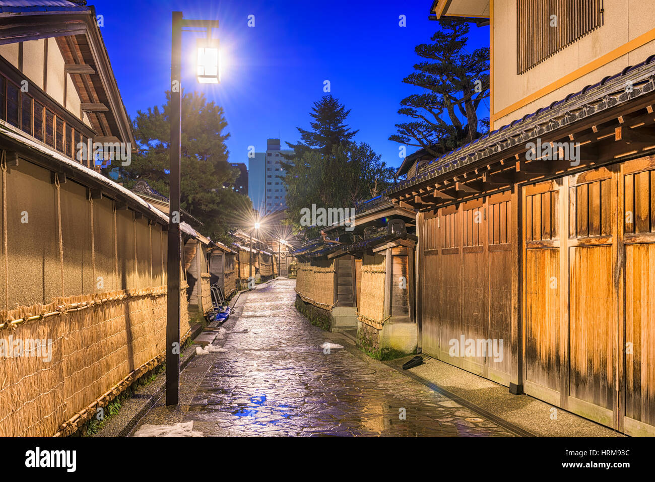 Kanazawa, Japan bei der Samurai-Bezirk. Stockfoto