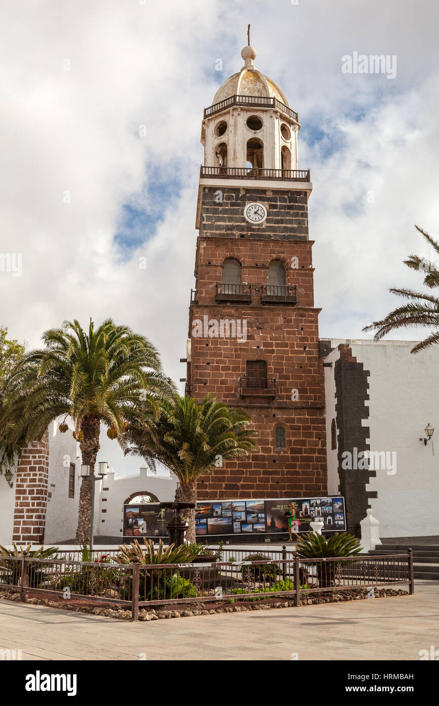Teguise - historische Hauptstadt von Lanzarote, Kanarische Inseln, Spanien. Stockfoto