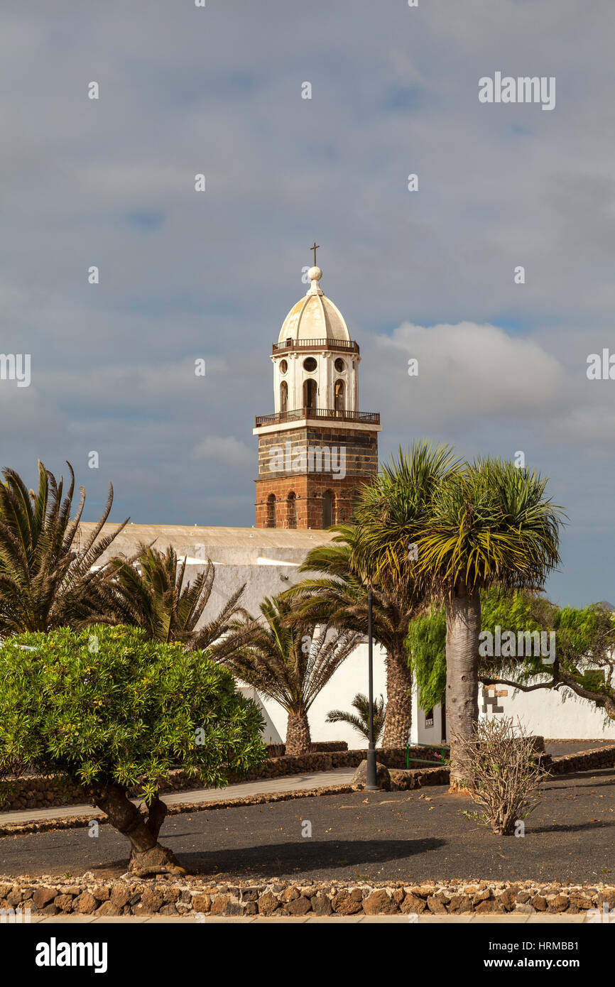 Teguise - historische Hauptstadt von Lanzarote, Kanarische Inseln, Spanien. Stockfoto