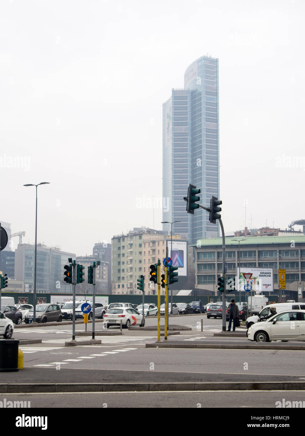 Porta Nuova Viertel während der Mailand Fashion Week Stockfoto