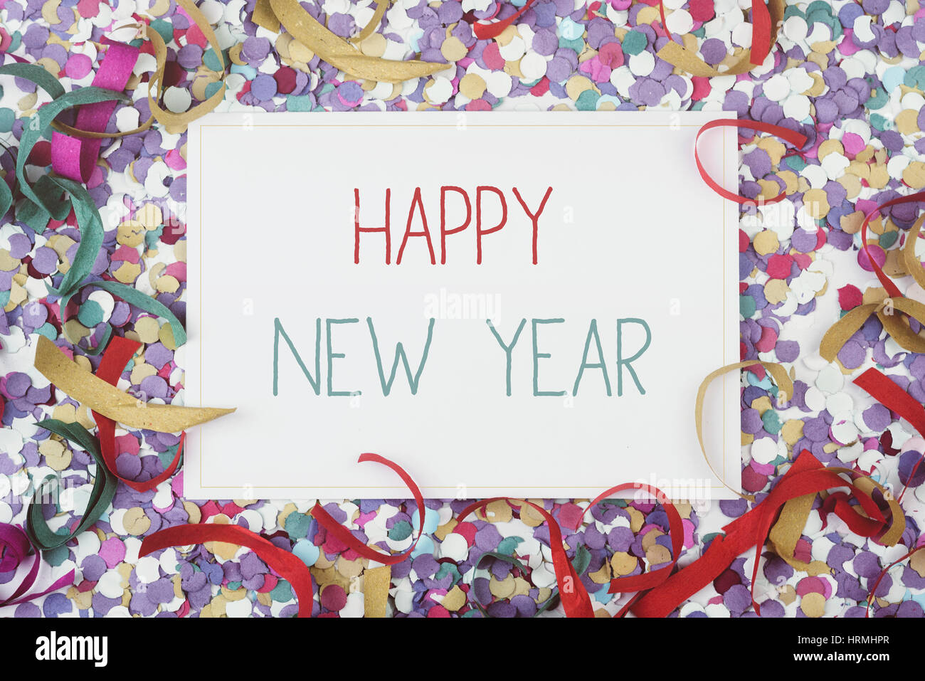Frohes neues Jahr Stockfoto