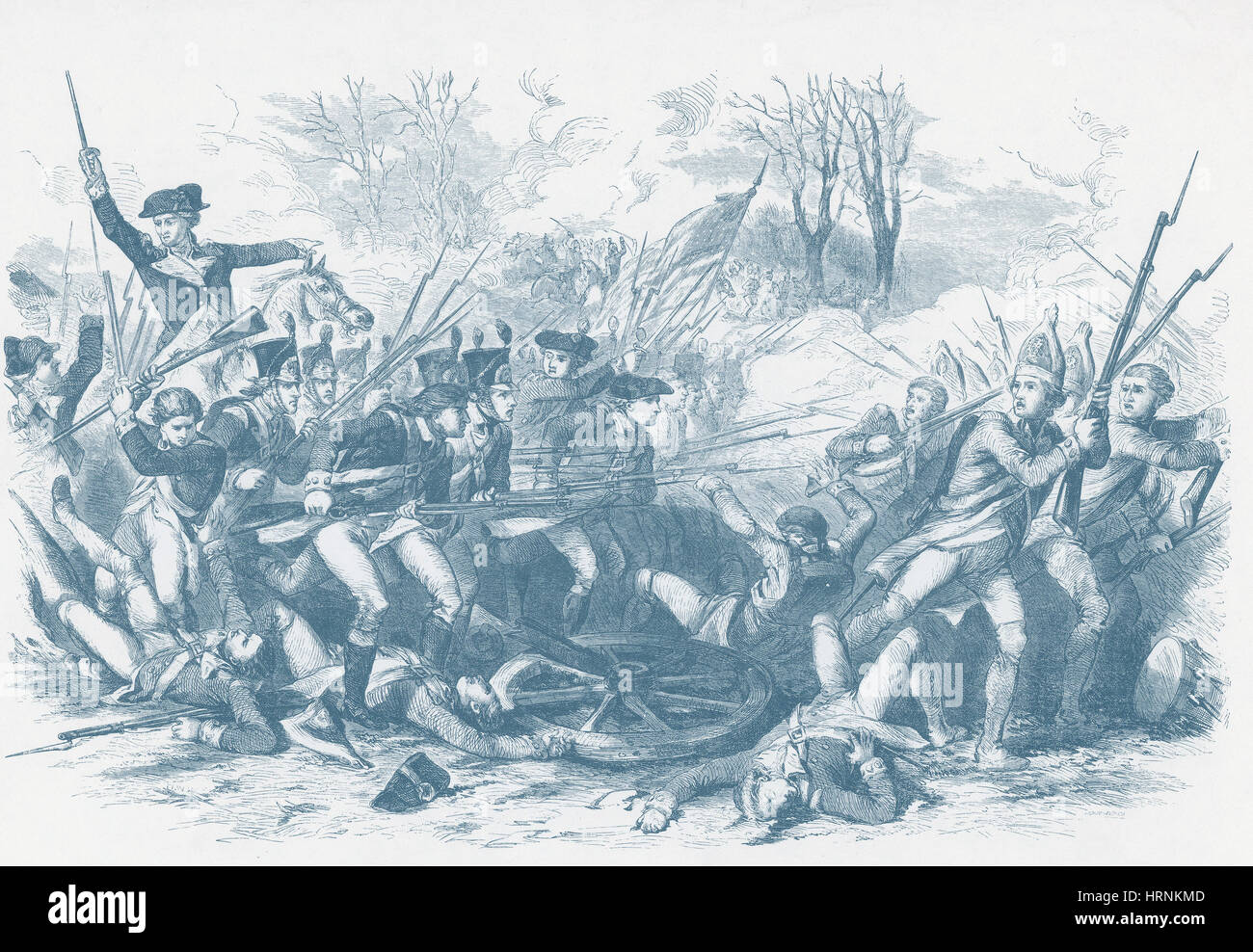 Schlacht von Cowpens, 1781 Stockfoto