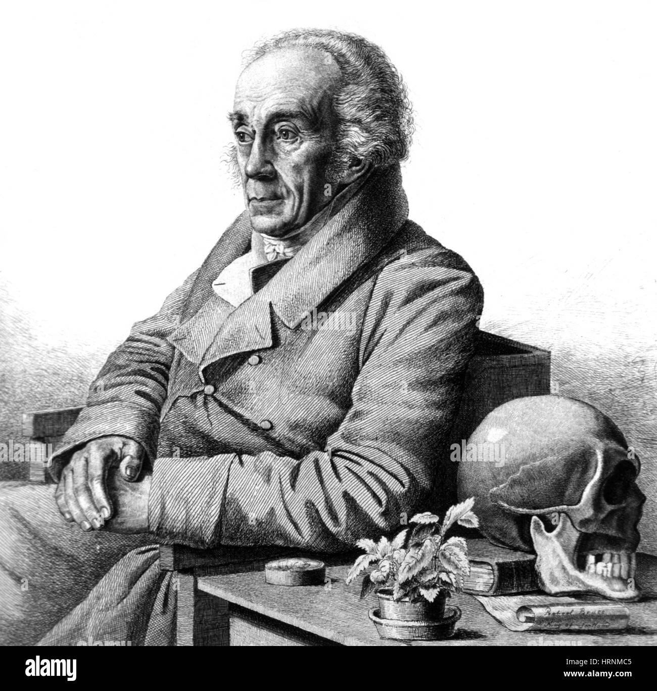 Johann Blumenbach, deutscher Physiologe und Anthropologe Stockfoto