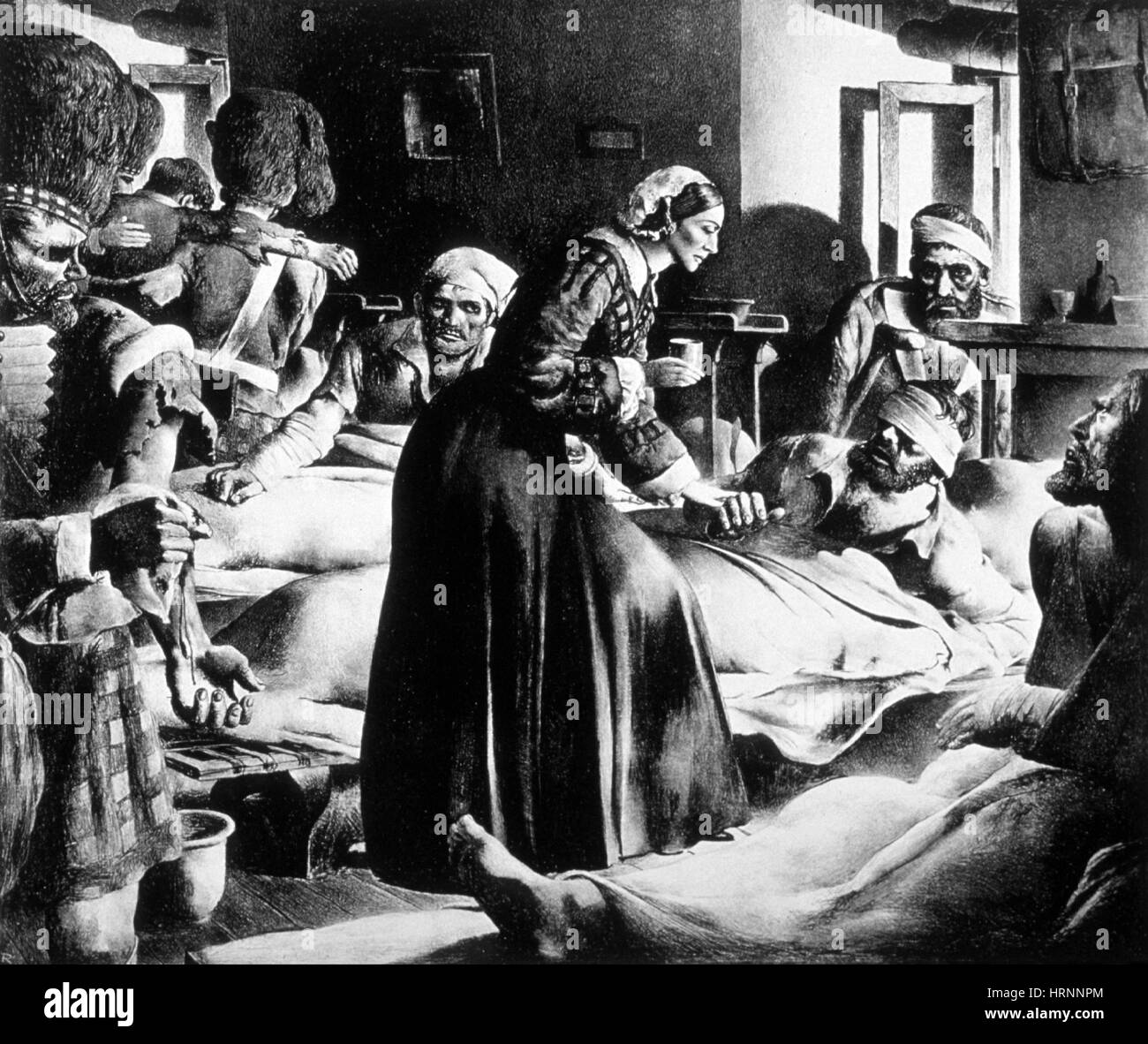 Krimkrieg Florence Nightingale In Scutari Stockfotografie Alamy