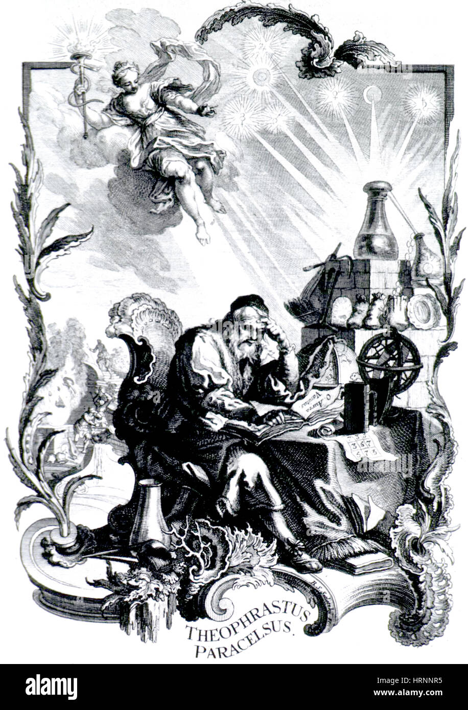 Paracelsus, Schweizer Universalgelehrter Stockfoto