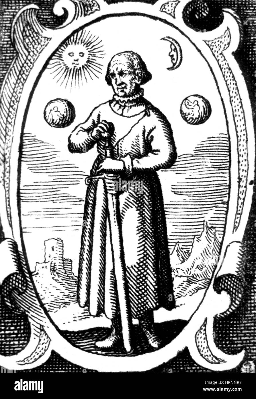 Paracelsus, Schweizer Universalgelehrter Stockfoto