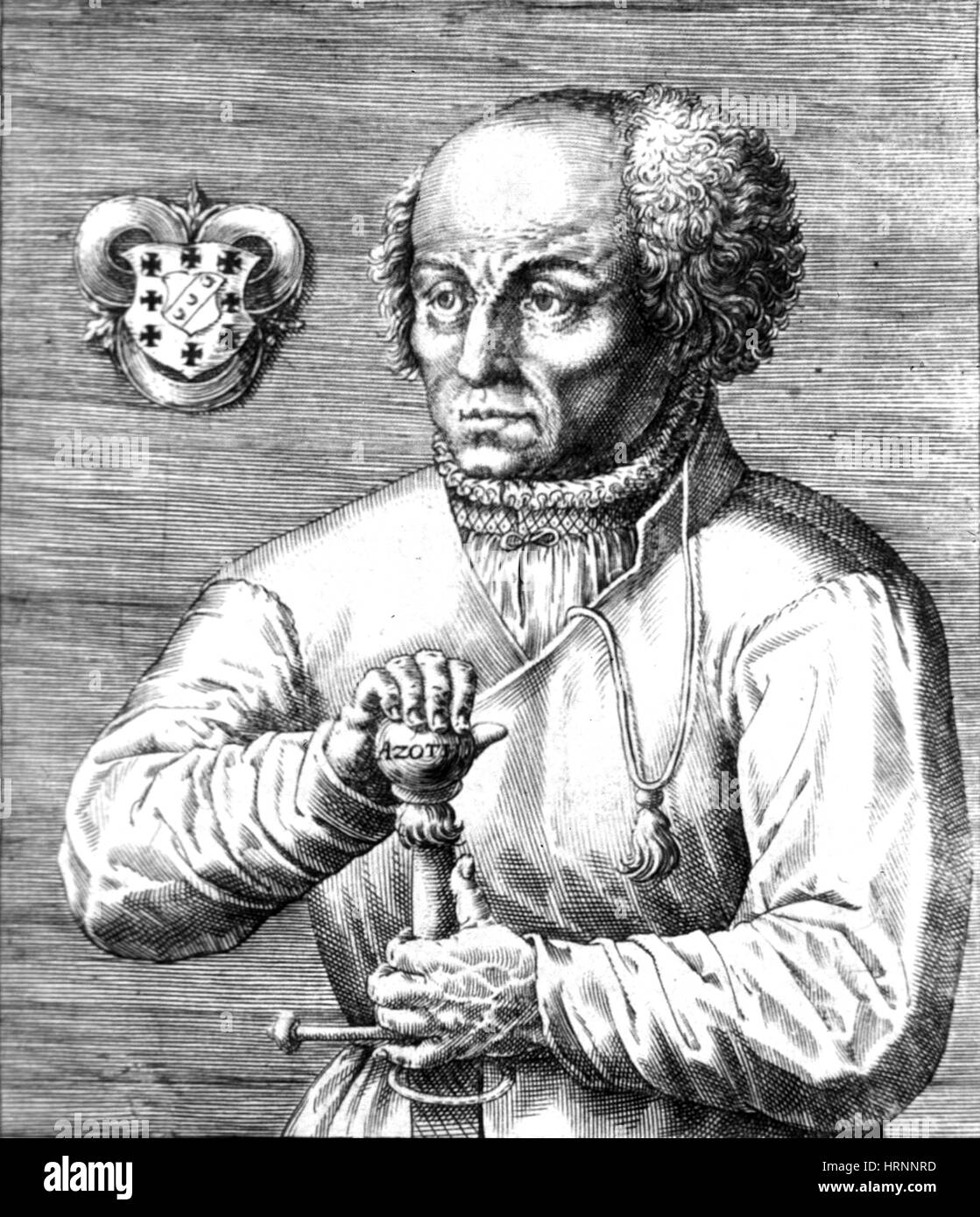 Paracelsus, Schweizer Universalgelehrter Stockfoto