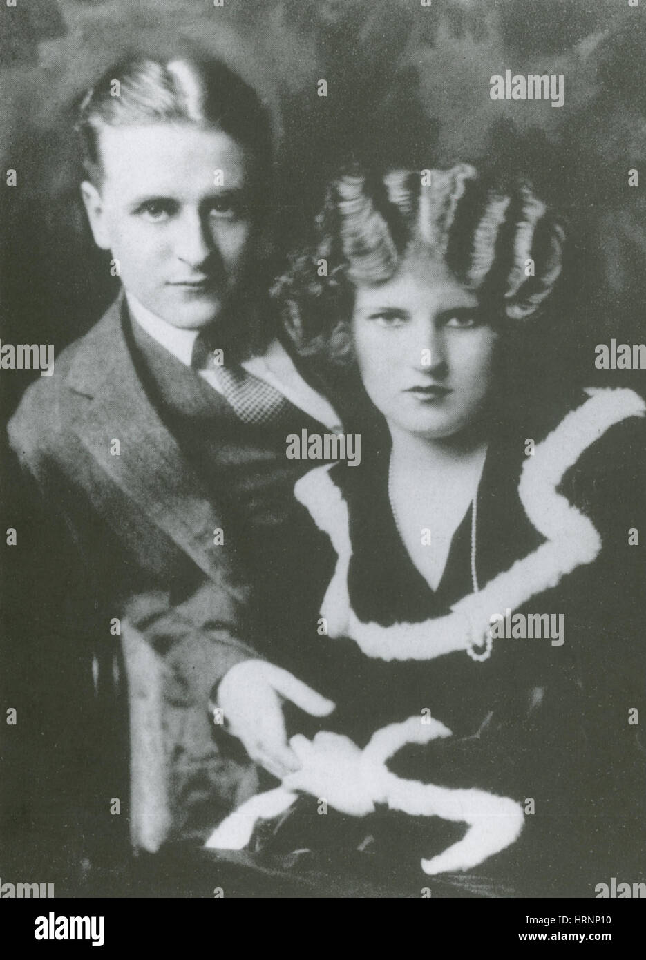 F. Scott und Zelda Fitzgerald, 1923 Stockfoto