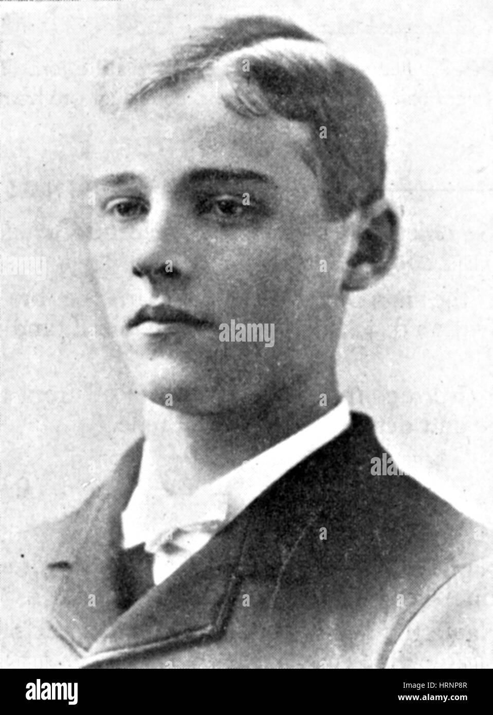 Junge Charles Martin Hall, 1885 Stockfoto