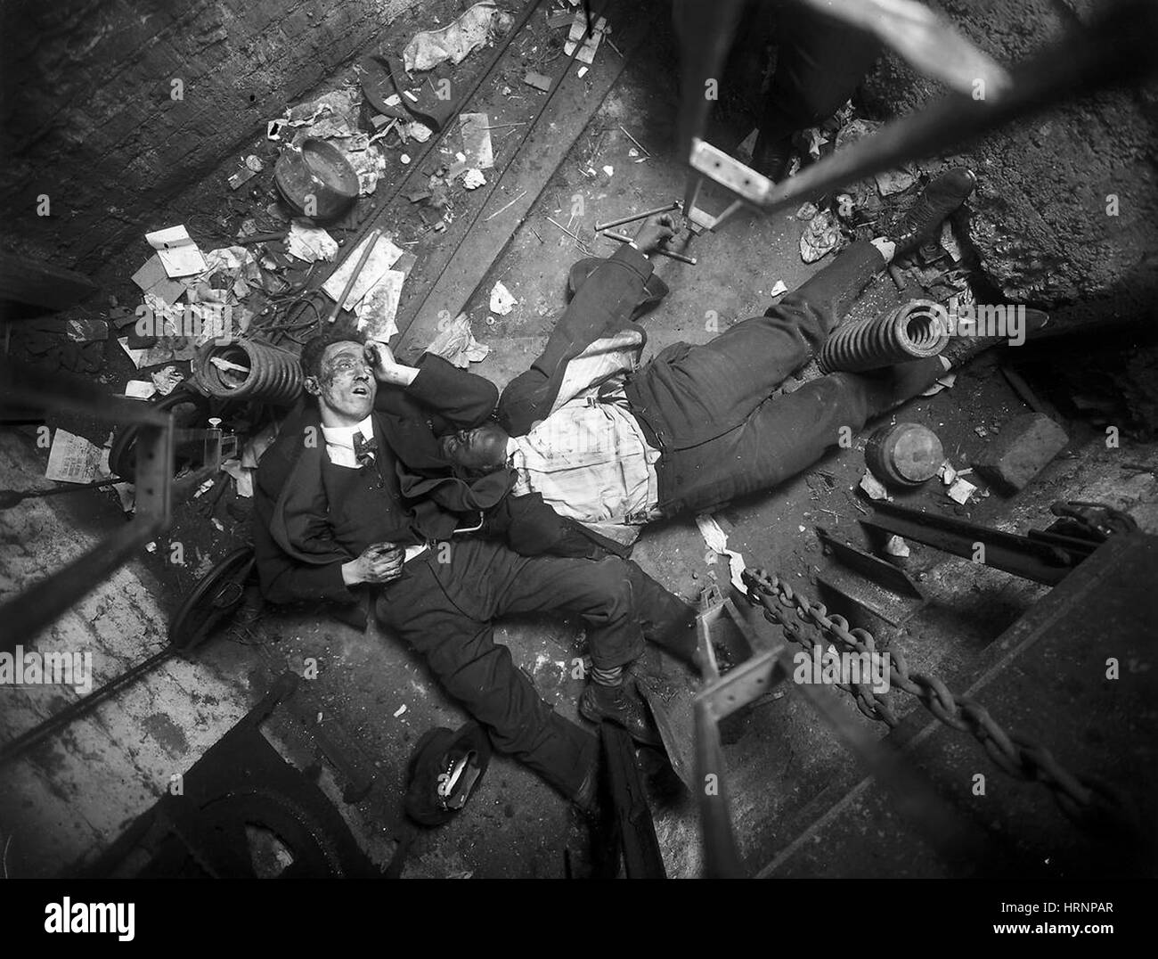 Tatort, NYC, Anfang des 20. Jahrhunderts Stockfoto