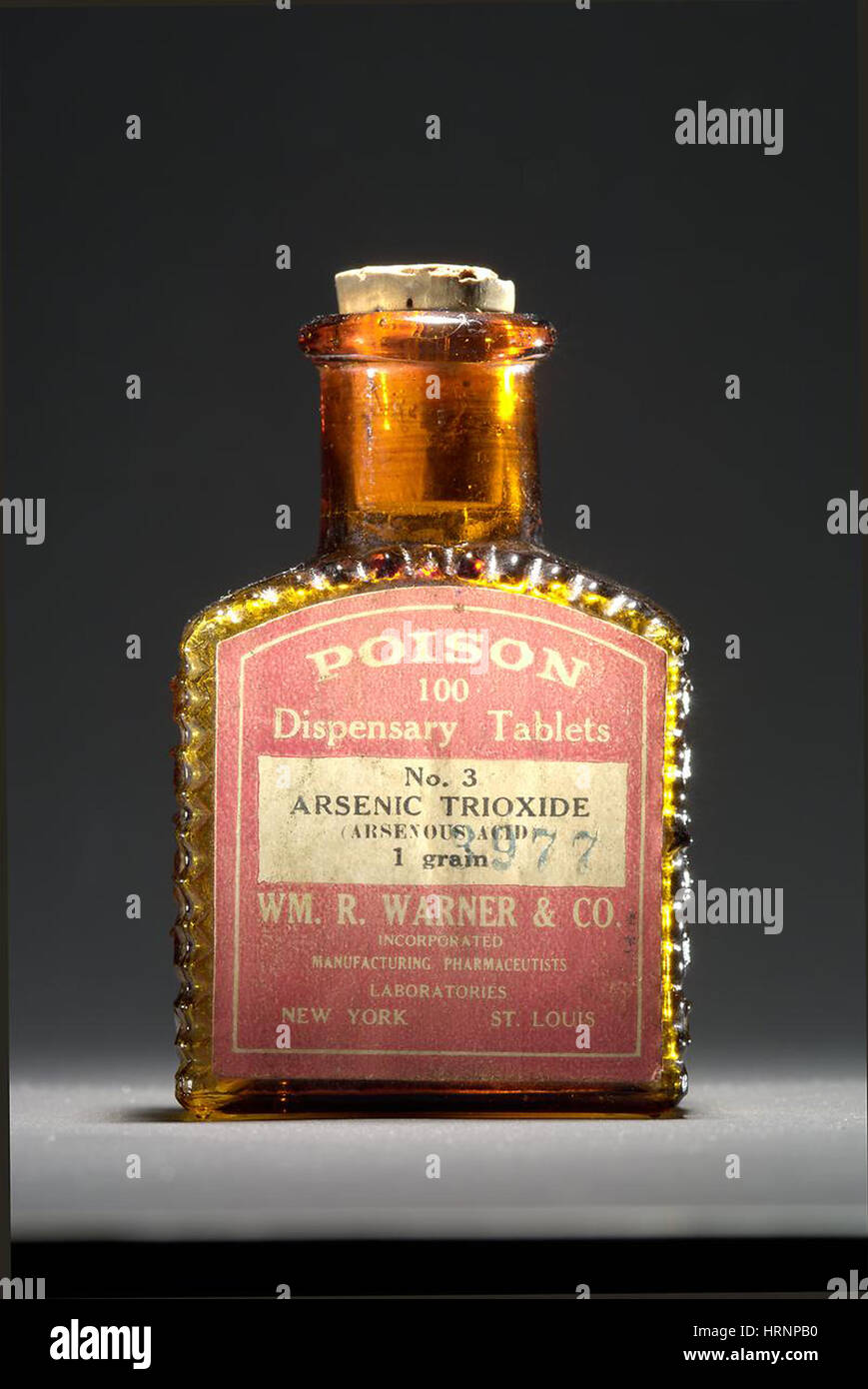 Flasche, zu vergiften, um 1900 Stockfoto