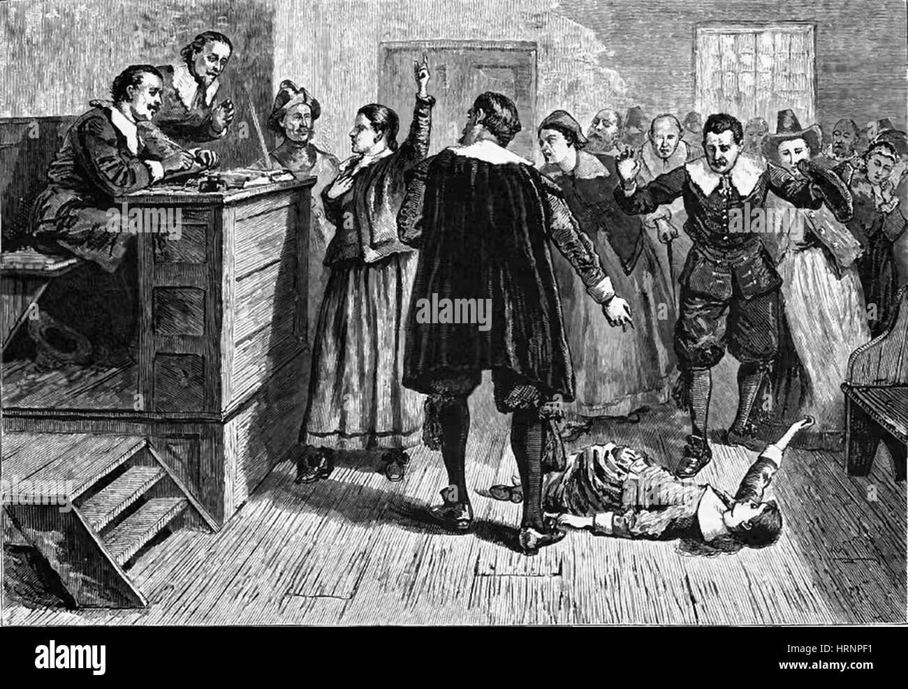 Salem Witch Trials, 1692-93 Stockfoto