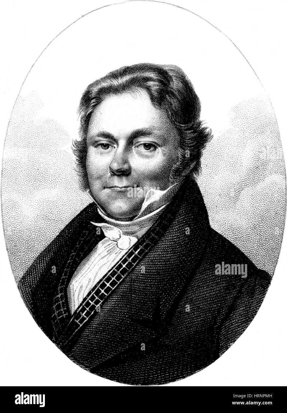 J̦NS Jacob Berzelius, Vater der schwedischen Chemie Stockfoto