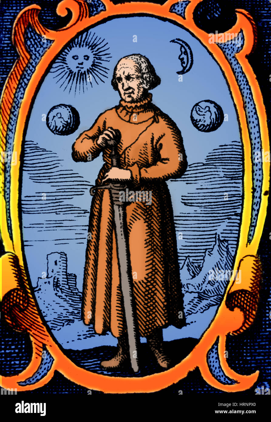Paracelsus, Schweizer Universalgelehrter Stockfoto