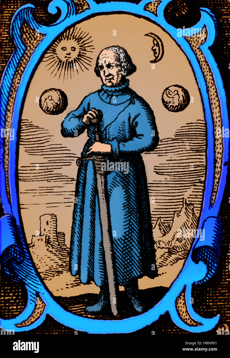 Paracelsus, Schweizer Universalgelehrter Stockfoto