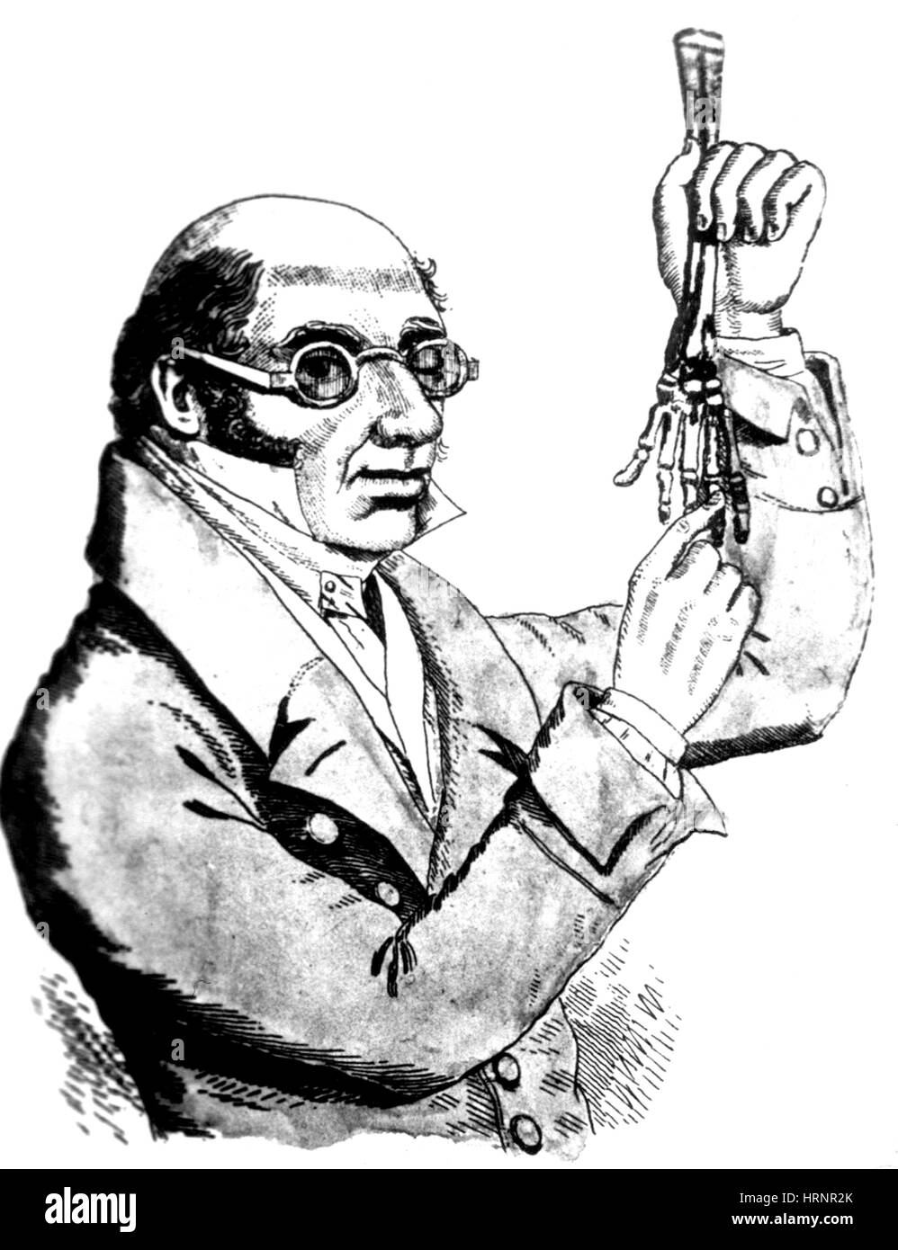 Robert Knox, schottischer Anatom Stockfoto