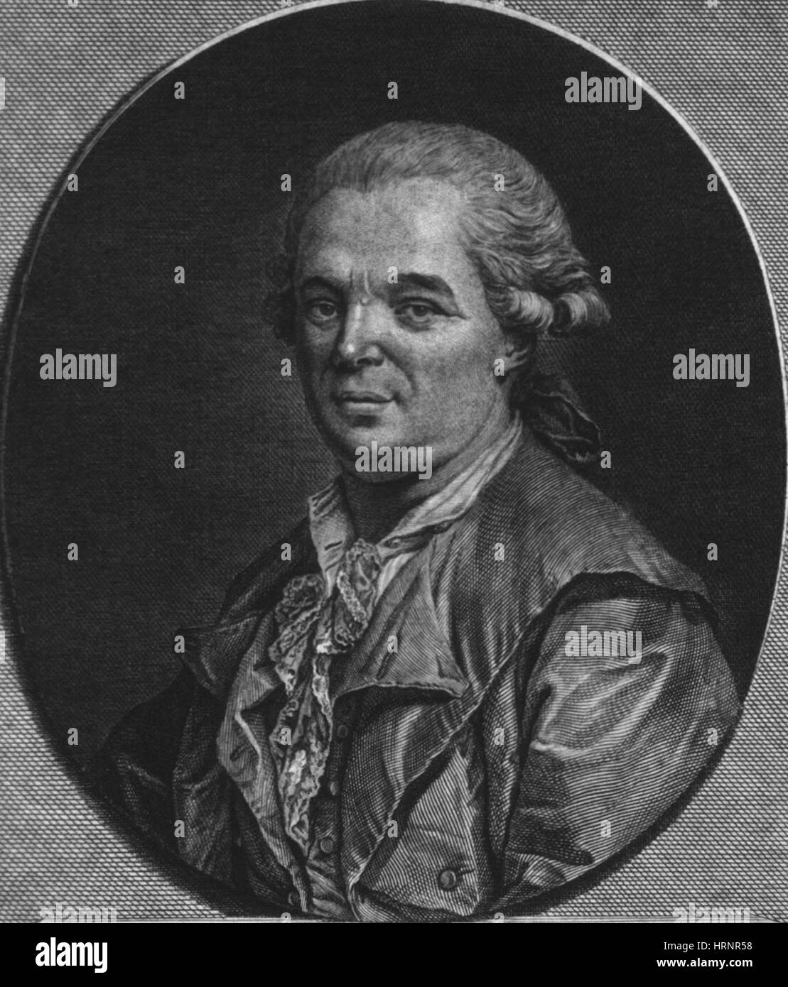 Franz Mesmer, deutscher Arzt Stockfoto