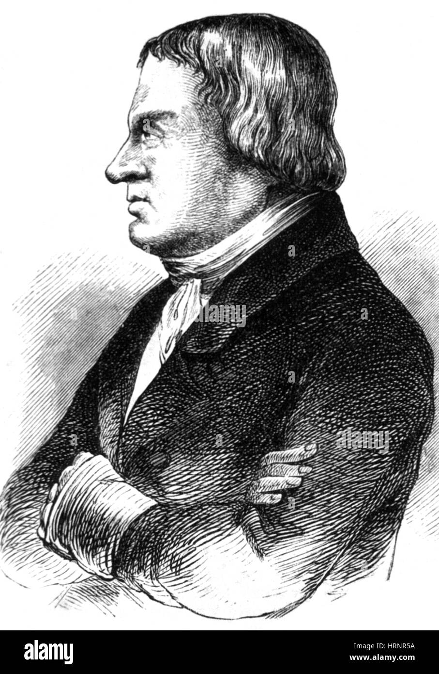 Franz Mesmer, deutscher Arzt Stockfoto