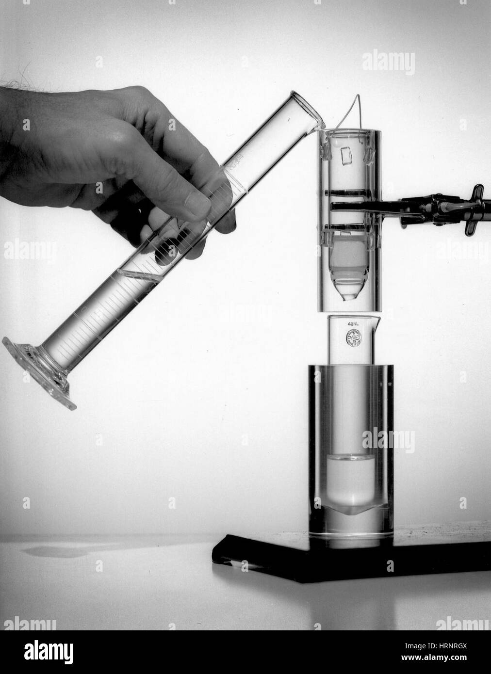 Technetium - 99m-Generator, 1958 Stockfoto