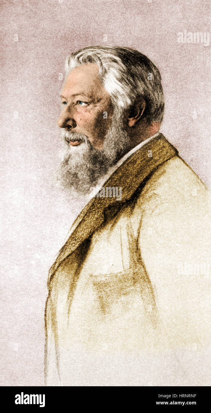 Wilhelm Ostwald, deutscher Chemiker Stockfoto