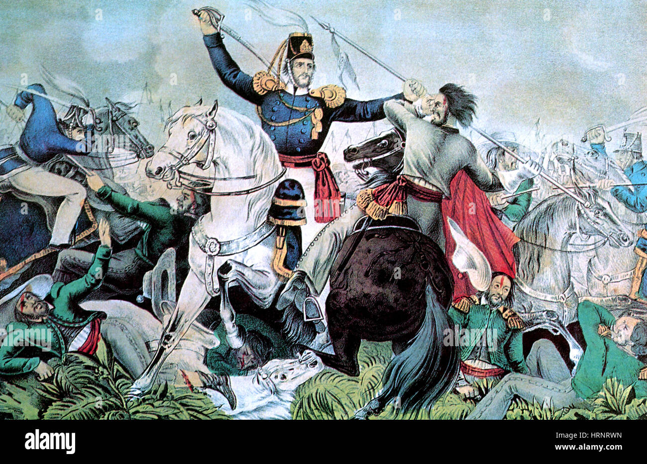 Mexikanisch-amerikanischen Krieg, Schlacht von Veracruz, 1847 Stockfoto