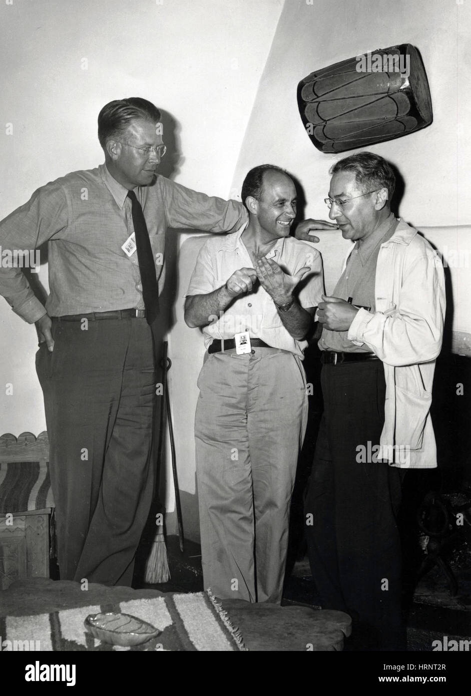 Lawrence, Fermi und Rabi, Physiker Stockfoto