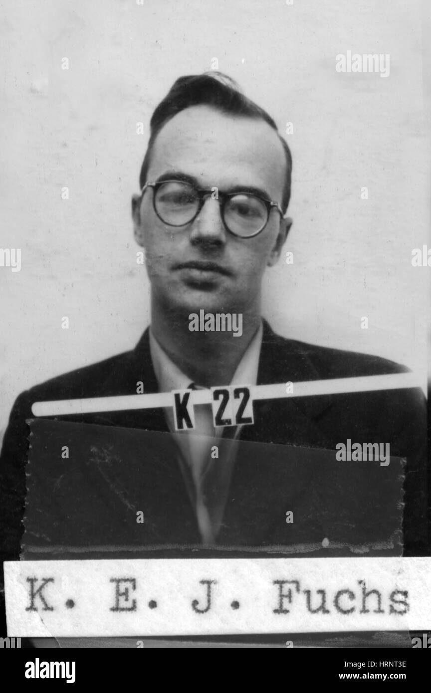 Klaus Fuchs, atomare Spion für die Sowjetunion Stockfoto