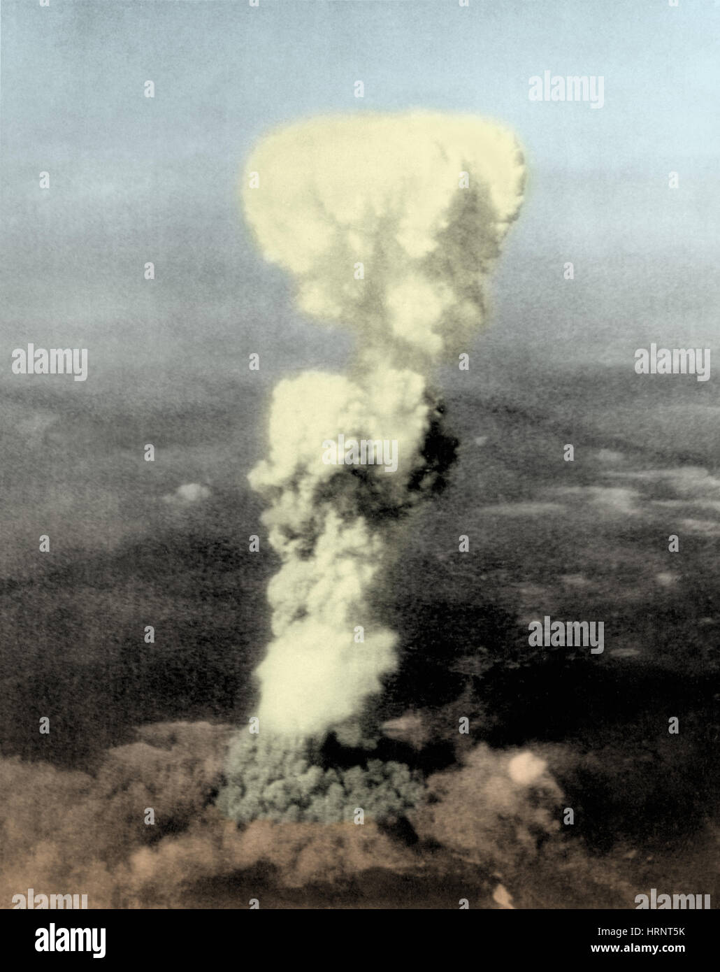 Dem zweiten Weltkrieg, Hiroshima, 6. August 1945 Stockfoto