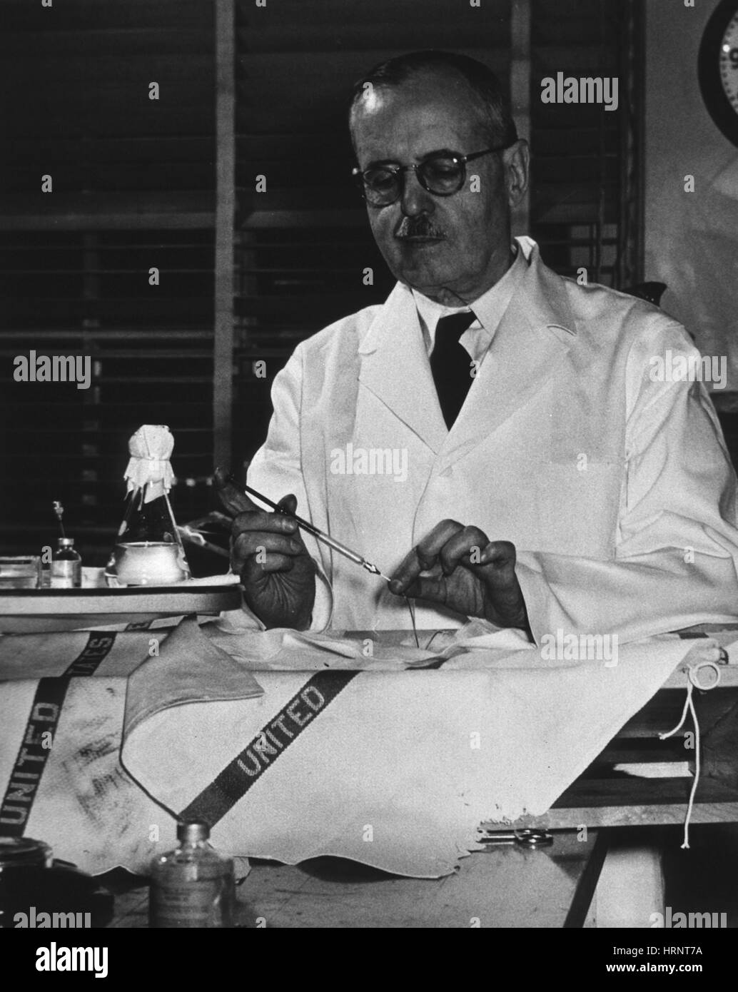 Bernardo Houssay, argentinischer Physiologe Stockfoto